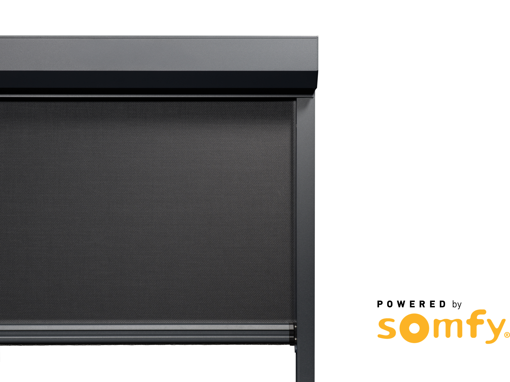 ZOL ritsscreen met somfy motor