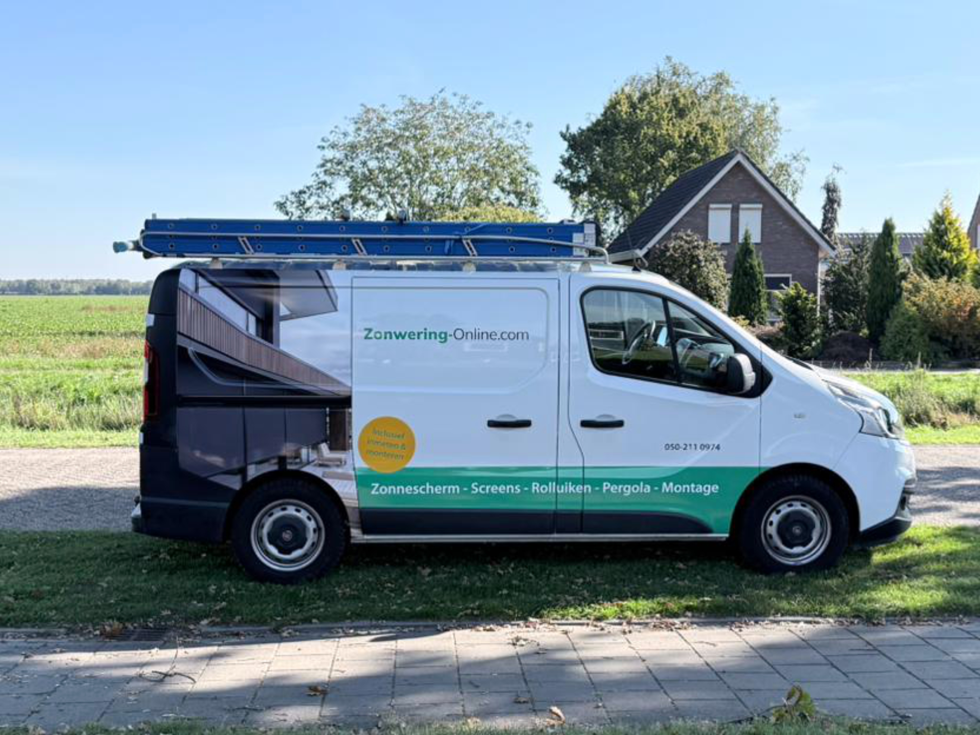 zonwering montage bus in groningen
